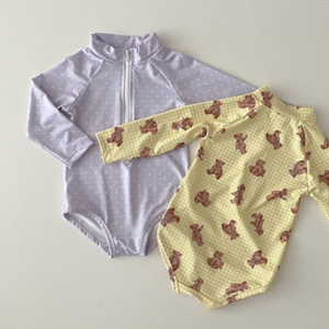 Swimwear set Purple/Bear