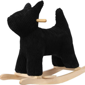 Schommelstoel hond zwart